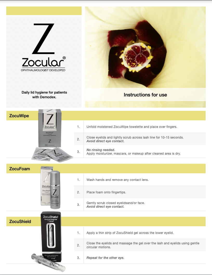 Zocular Zocushield Eyelid Treatment Gel (10ml tube)
